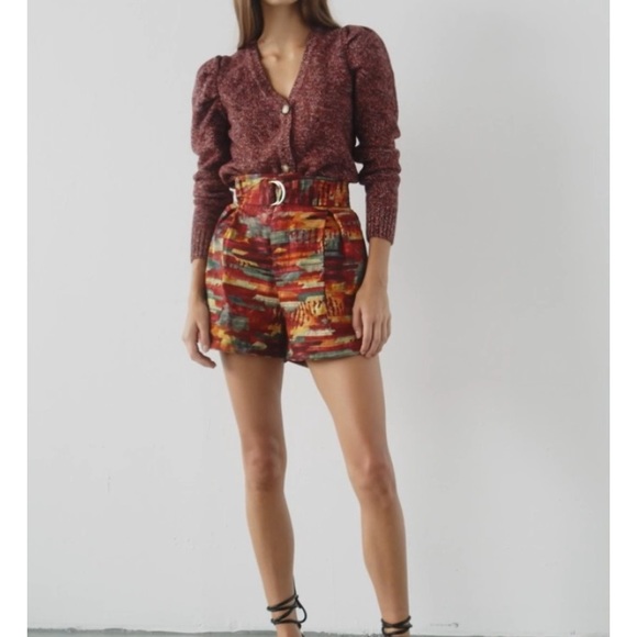 NWT CHUFY Cliff Wool Knit Cardigan in tosh red - Picture 5 of 13